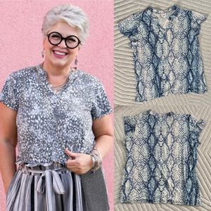 NWT LuLaRoe Layla 2XL Top